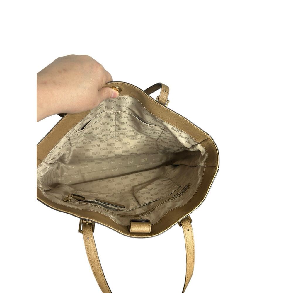 Michael Kors Jet‎ Set Travel NS Safiano Leather Tote Handbag Purse Luggage - Picture 7 of 7